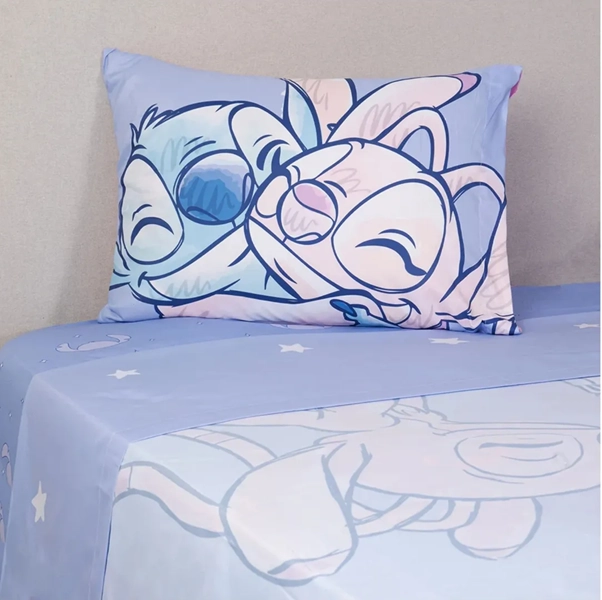JUEGO SABANAS DISNEY MASHINI 1.5 PLAZA STITCH - 1