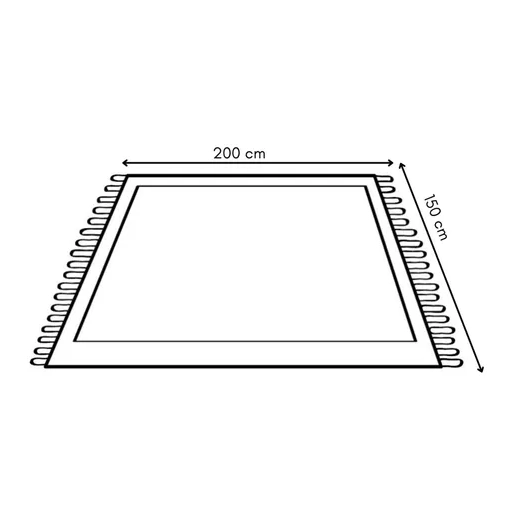 ALFOMBRA PELUDA LIVING 150X200 POLIE STER - 2