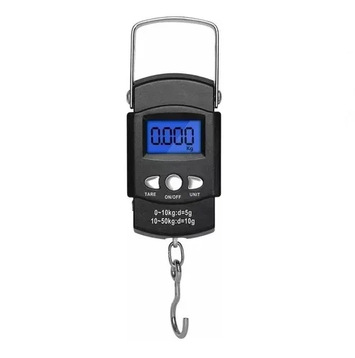 BASCULA DIGITAL EQUIPAJE 50KG LCD PESCA - 1