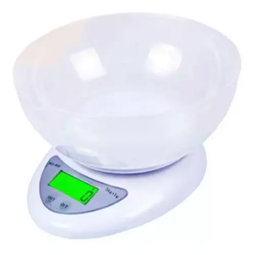 BALANZA DIGITAL COCINA 5KG CON BOWL - 1