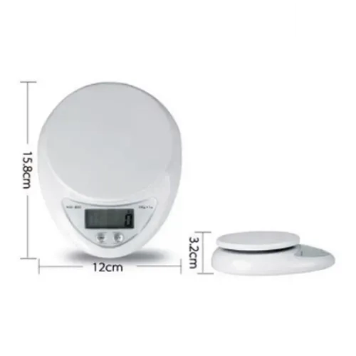 BALANZA DIGITAL COCINA 5KG CON BOWL - 2