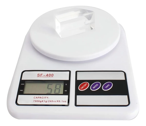BALANZA DIGITAL COCINA ROMANA 7KG COLOR BLANCO - 2