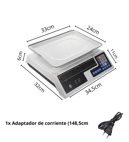 BALANZA DIGITAL 40KG ALMACE N - 3