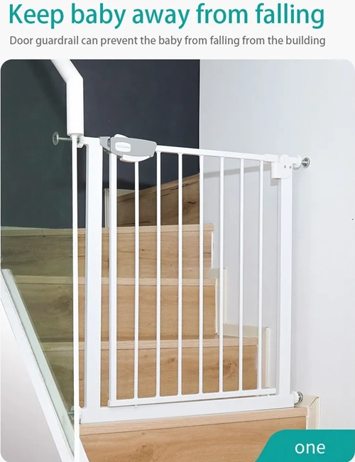 REJA SEGURIDAD ESCALERA AJUSTABLE BEBE MASCOTAS - 2