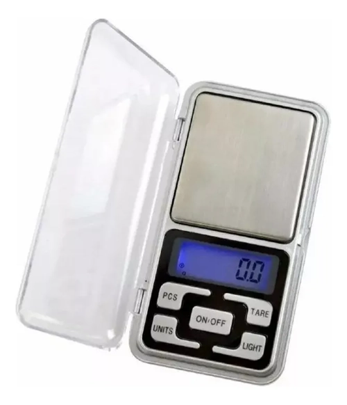 MINI BASCULA DIGITAL 0.1G A 500G HAINA COLOR NEGRO - 2