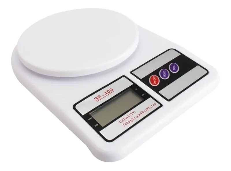 BALANZA DIGITAL COCINA SF-400 10KG BLANCA - 1