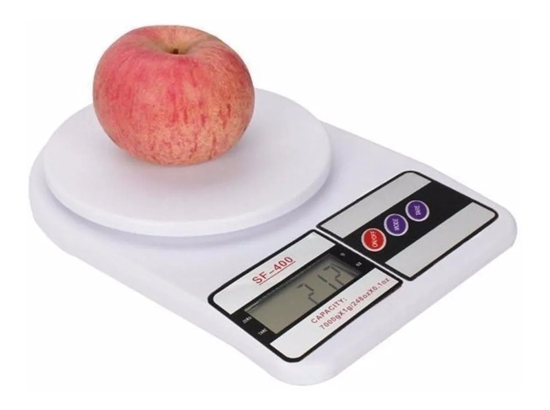 BALANZA DIGITAL COCINA SF-400 10KG BLANCA - 3