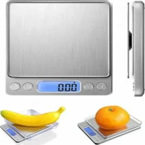 PESA PROFESIONAL DIGITAL COCINA 500G COLOR GRIS - 2