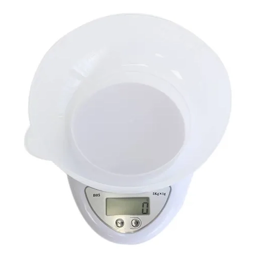 BALANZA DIGITAL COCINA 7KG COLOR BLANCO - 1