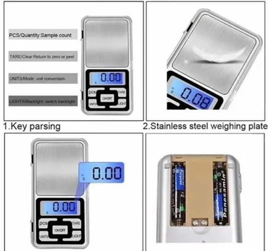 PESA GRAMERA PRECISION 0.01G A 200G - 5
