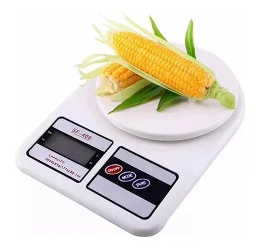 BALANZA DIGITAL COCINA SF-400 10KG COLOR BLANCO - 1
