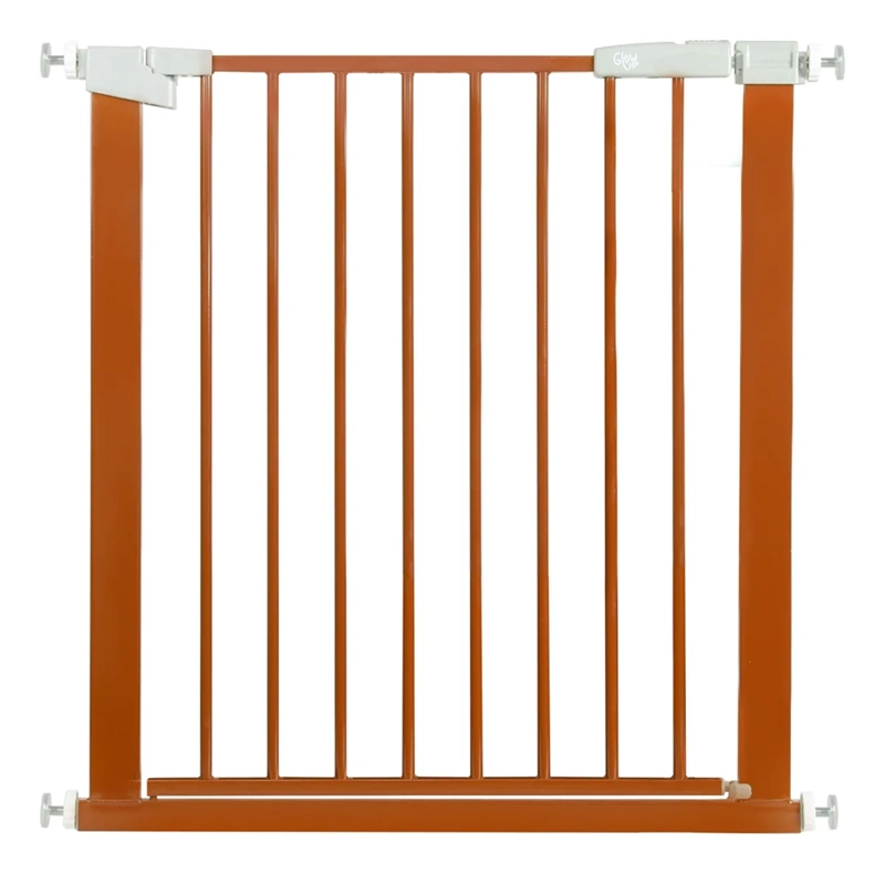 REJA SEGURIDAD ESCALERA PUERTA BEBE MASCOTAS GLOWUP COLOR CHOCOLATE - 1
