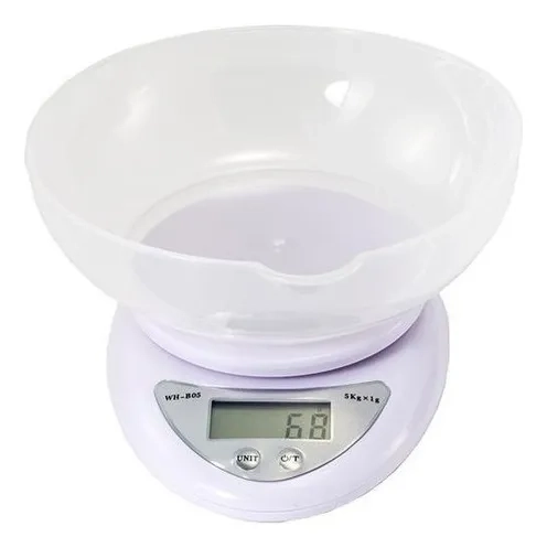BALANZA DIGITAL COCINA METALTEX 5KG COLOR BLANCO - 2