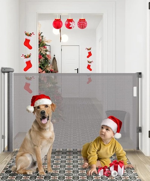 REJA SEGURIDAD RETRACTIL BEBE MASCOTAS 140CM - 2
