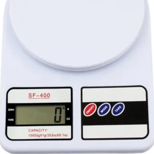 BALANZA COCINA DIGITAL 10KG COLOR BLANCO - 4