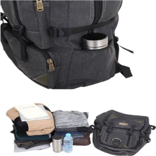MOCHILA ESCOLAR CASUAL UNISEX COMPARTIMENTO LAPTOP USB - 4