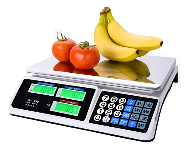 BALANZA DIGITAL 40KG CON BANDEJA - 1
