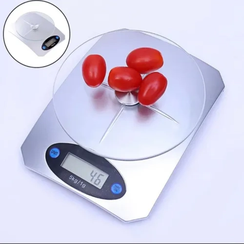 BALANZA GRAMERA ACERO INOXIDABLE 5KG RECARGABLE - 8