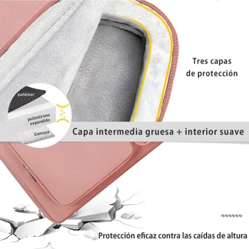 BOLSO MALETIN PROTECTOR NOTEBOOK MACBOOK 15.6 2 COLORES - 2