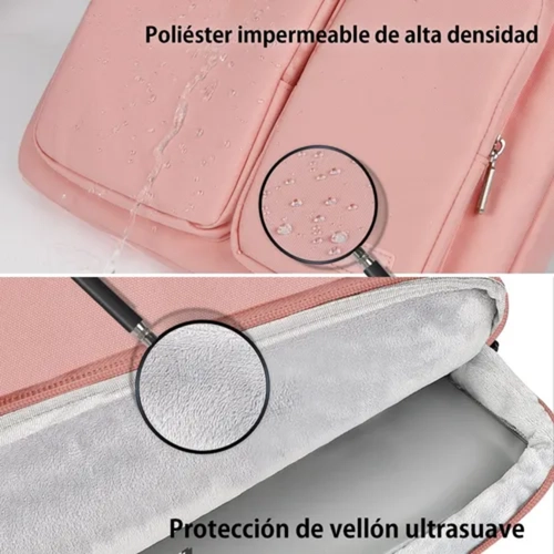BOLSO MALETIN PROTECTOR NOTEBOOK MACBOOK 15.6 2 COLORES - 4