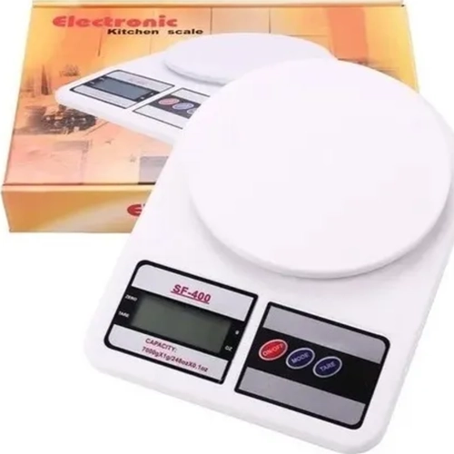 BALANZA DIGITAL COCINA COMERCIO 10KG COLOR BLANCO - 1