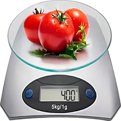 PESA ALIMENTOS COCINA DIGITAL 5KG COLOR GRIS - 5