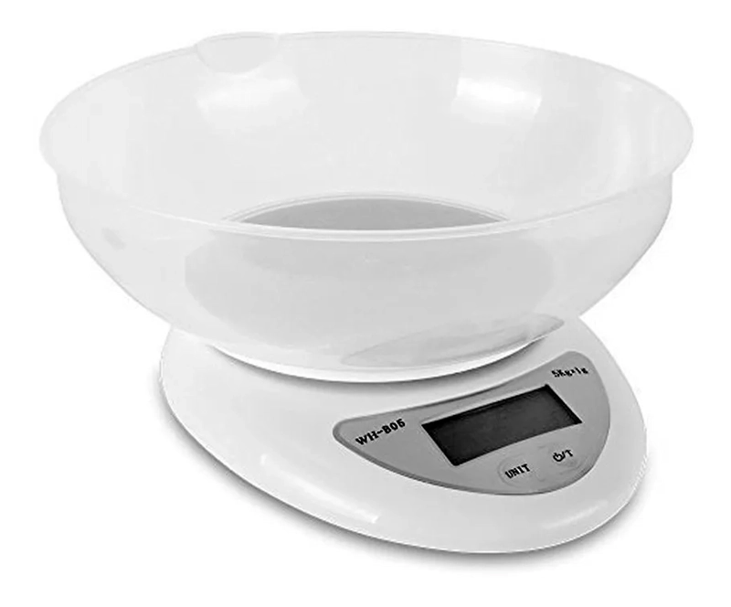 PESA DIGITAL COCINA CON BOWL 1G A 5KG - 3
