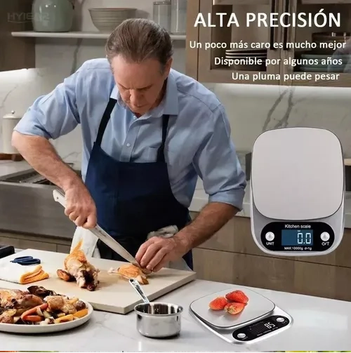 BALANZA ALIMENTOS DIGITAL COCINA 10KG - 6
