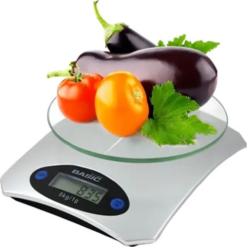 PESA COCINA DIGITAL 5KG COLOR GRIS - 1