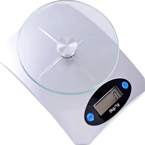 PESA COCINA DIGITAL 5KG COLOR GRIS - 4
