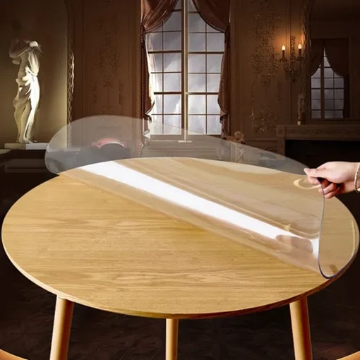 PROTECTOR MANTEL REDONDO 1M TRANSPARENTE 2MM - 3