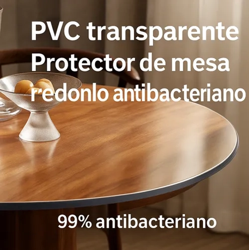 PROTECTOR MANTEL REDONDO 1M TRANSPARENTE 2MM - 5