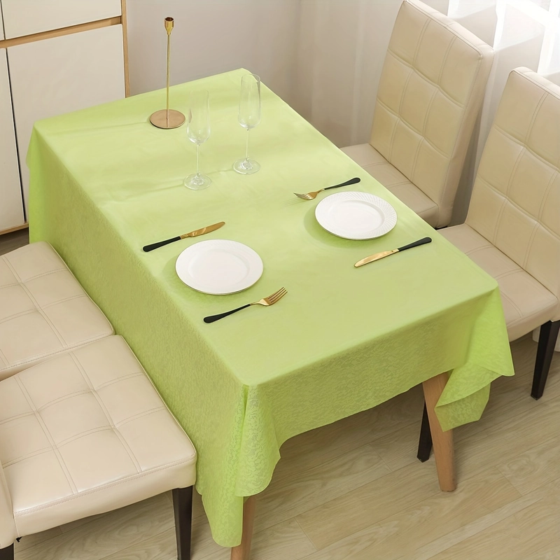 MANTEL RECTANGULAR ANTIMANCHAS 220X140 VERDE - 1