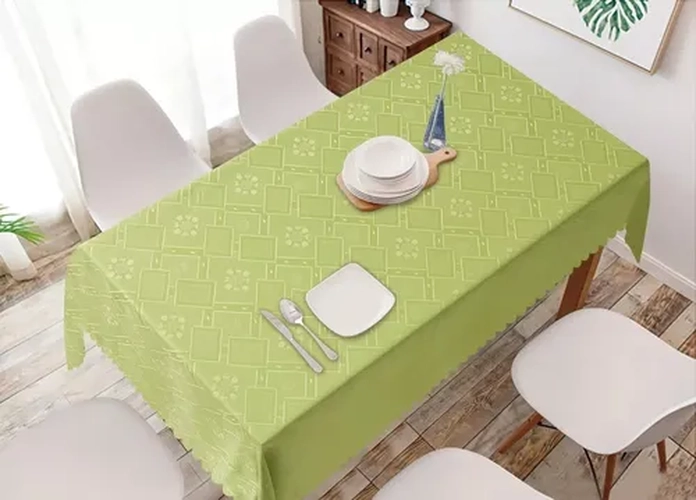 MANTEL RECTANGULAR ANTIMANCHAS 220X140 VERDE - 3
