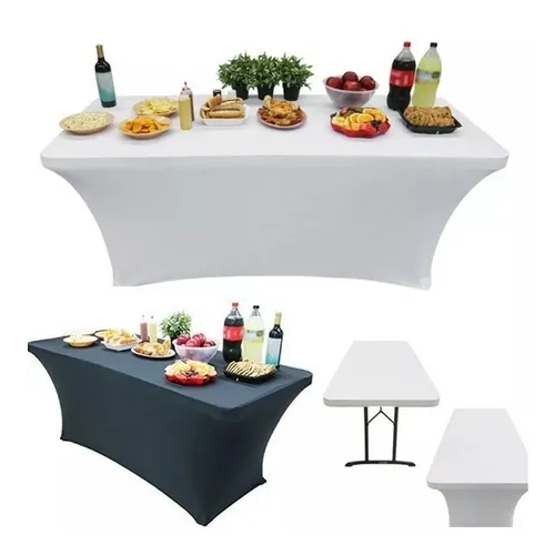 FUNDA MANTEL SPANDEX EVENTOS 6FT 180X77X74 - 2