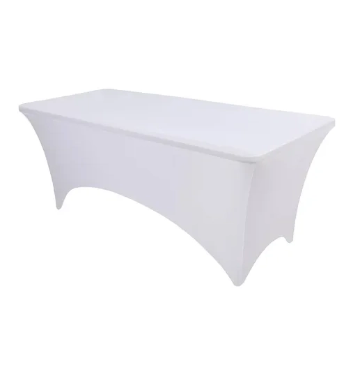 FUNDA MANTEL SPANDEX MESA 8FT 244X76 EVENTO - 1