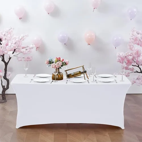 FUNDA MANTEL SPANDEX MESA 8FT 244X76 EVENTO - 5