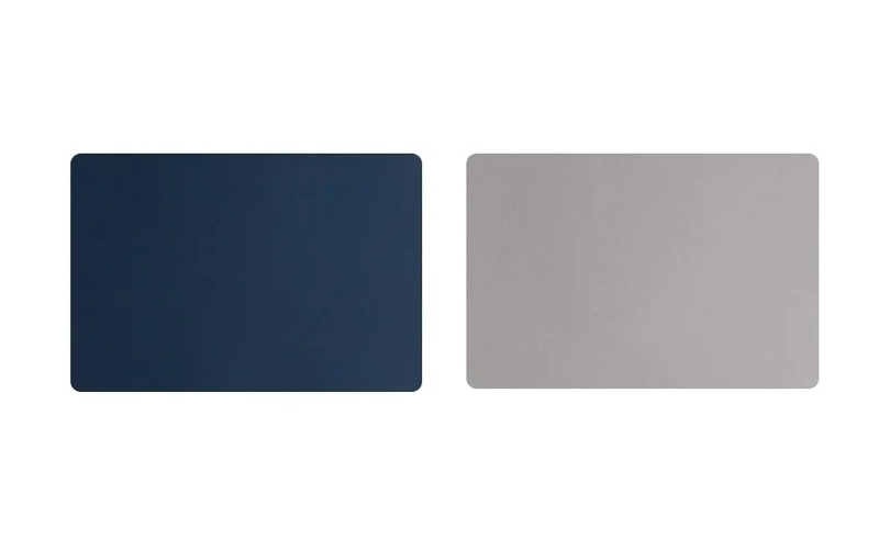 SET 4 MANTELES ECOPIEL COMEDOR DOBLE CARA - 1