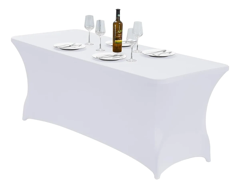 FUNDA MANTEL SPANDEX EVENTO BANQUETE 244X76 - 1