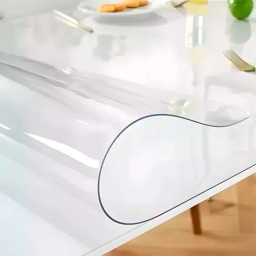 MANTEL TRANSPARENTE PREMIUM PROTECTOR 90X183 BLANCO - 5