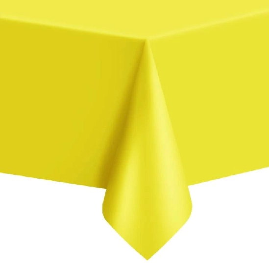 MANTEL PLASTICO UNICOLOR FIESTAS 137X274 - 1