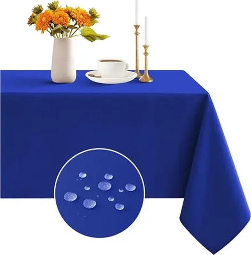MANTEL RECTANGULAR DISEÑOS 140X220 AZUL - 3