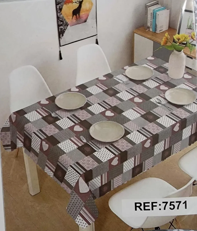 MANTEL PVC IMPERMEABLE FACIL LIMPIEZA - 1
