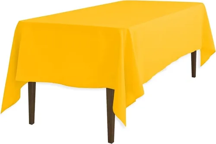 MANTEL CUMPLEAÑOS GLAM 137X274 AMARILLO - 1