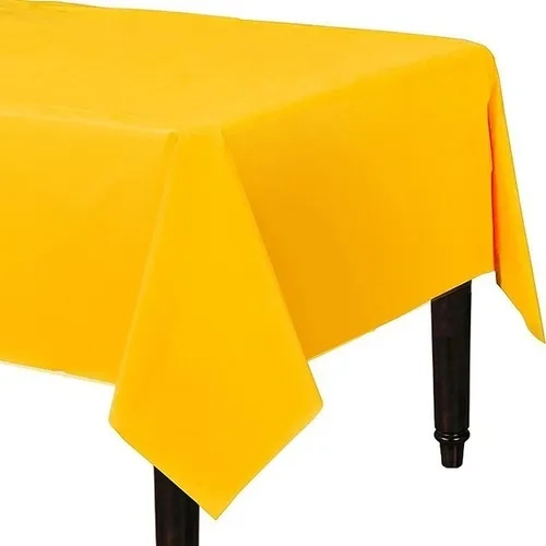 MANTEL CUMPLEAÑOS GLAM 137X274 AMARILLO - 2