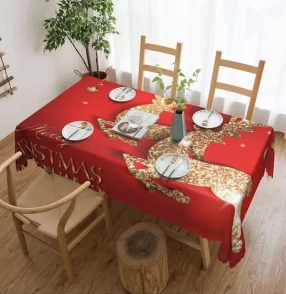 MANTEL NAVIDEÑO RECTANGULAR 150X220 - 1