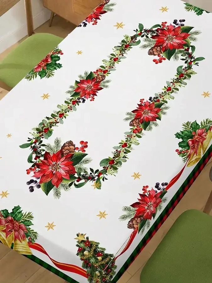 MANTEL NAVIDEÑO RECTANGULAR 150X220 - 4