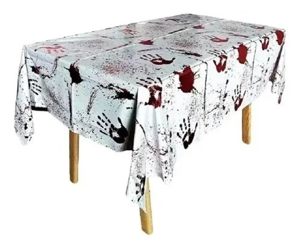 MANTEL PLASTICO HALLOWEEN FIESTA - 1