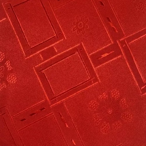 MANTEL RECTANGULAR DISEÑOS 140X220 ROJO - 2