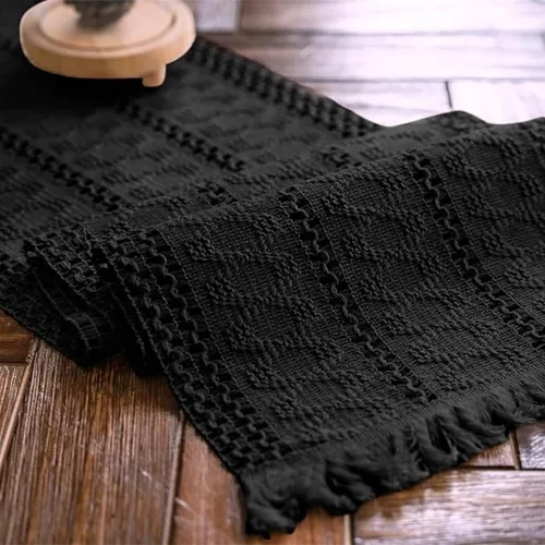 CAMINO MESA AURA ZEUS BOHO 180X30 ONIX NEGRO - 3
